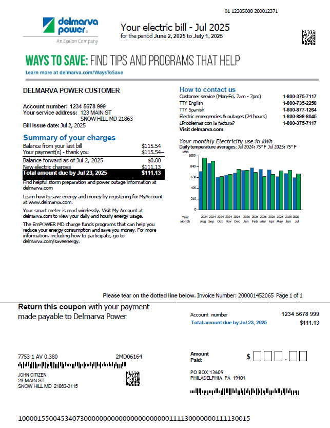  Minol USA business utility bill 